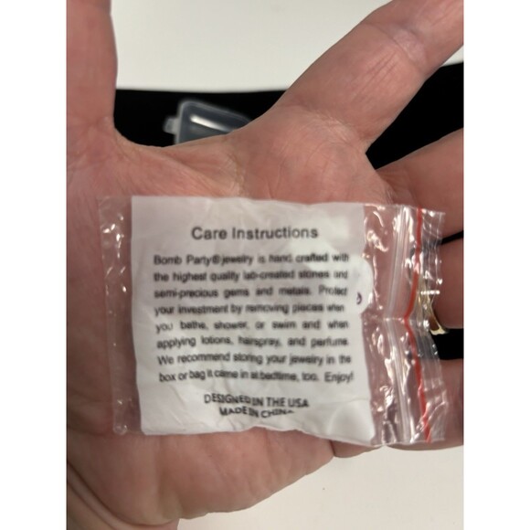 Bomb Party Ring May 2025 “A Royal Touch” RG34901 Lab Emerald on Rose Gold Sz 9 - Picture 6 of 9